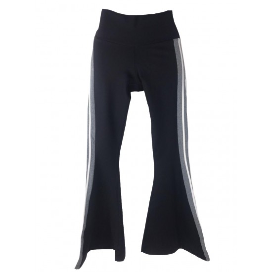 CALÇA TRINYS FLARE - BLACK/GRAY BLEND/WHITE